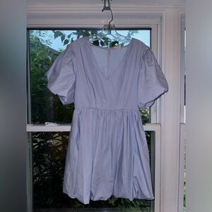 Light blue bubble dress